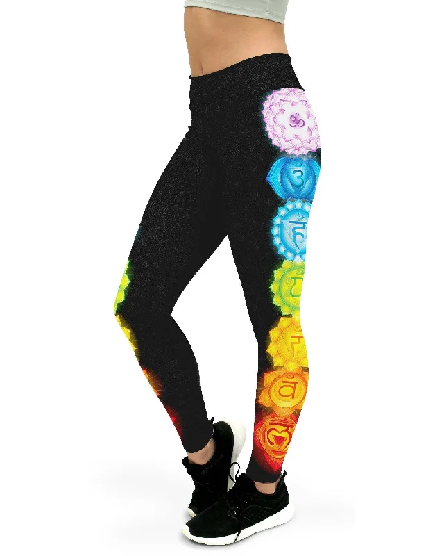 Flattering Yoga Pants for Every Practice -Chakras Yoga Pants