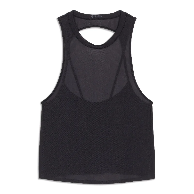 Yoga Tops with Relaxed Fit for Movement -Chase Me Tank Top - Resale
