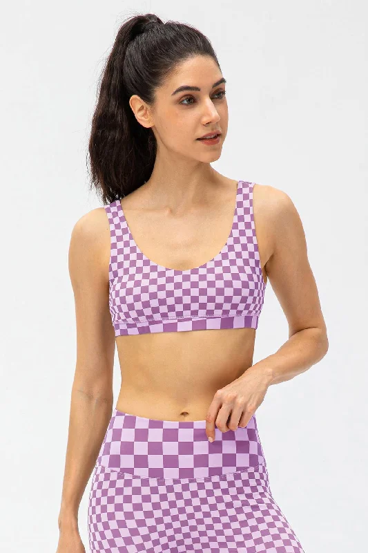 Purple / White