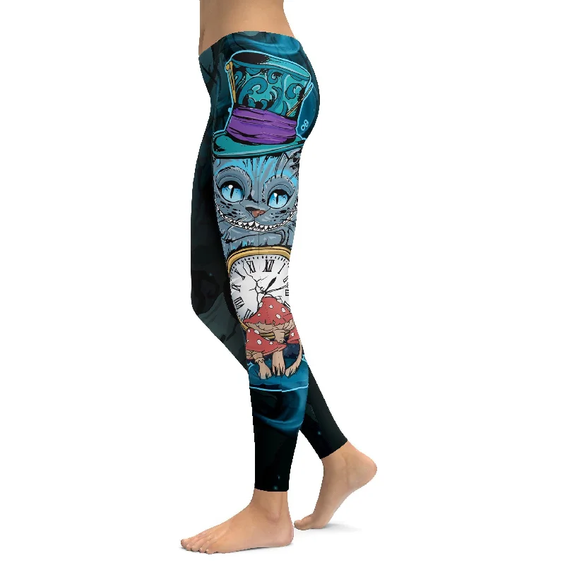 Soft Yoga Pants for Chilling -Cheshire Cat Leggings