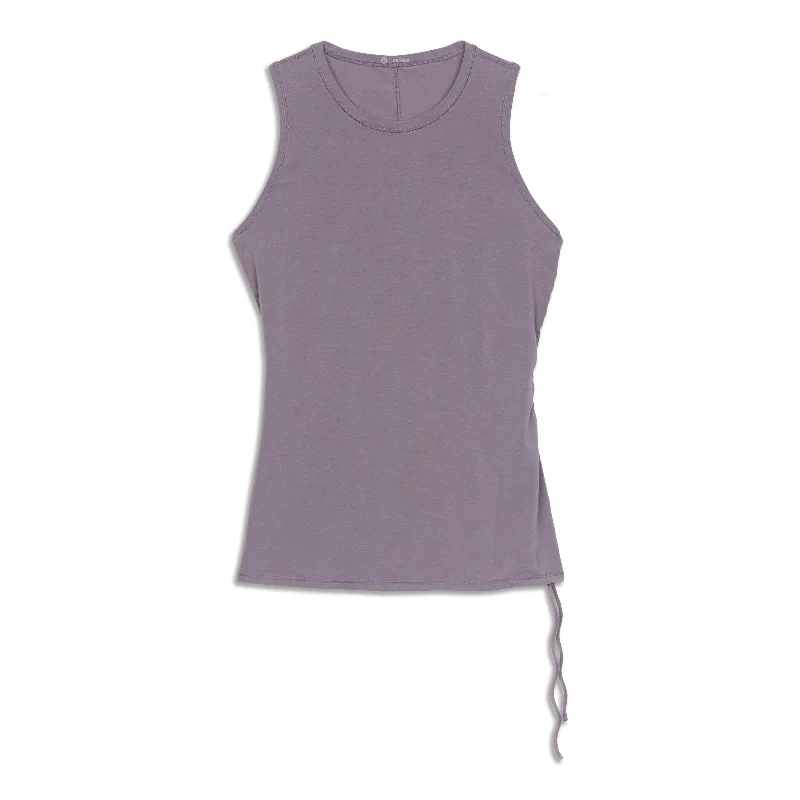 Yoga Tops for Comfortable and Flexible Movement -Cinch It Tank Top - Resale