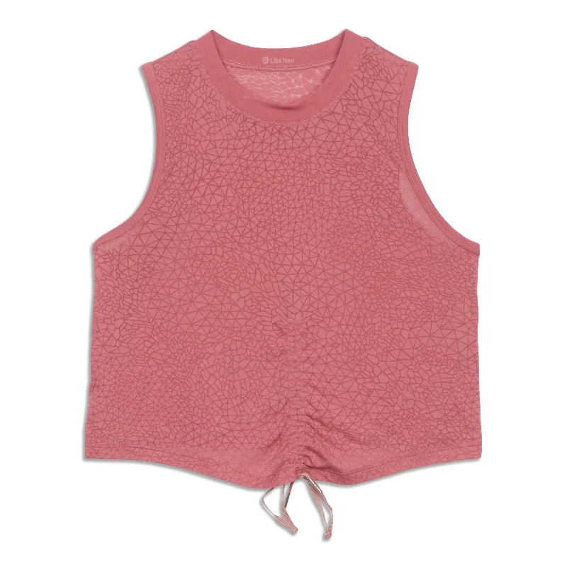 Yoga Tops for Core Strengthening -Cinch Me Up Tank Top - Resale