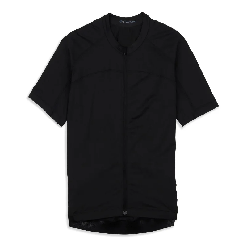Yoga Tops for Core Fitness Training -City To Summit Cycling Jersey - Resale