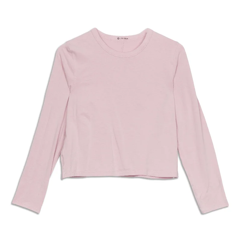 Women's Yoga Tops for Power Yoga -Classic-Fit -Blend Long-Sleeve Shirt - Resale