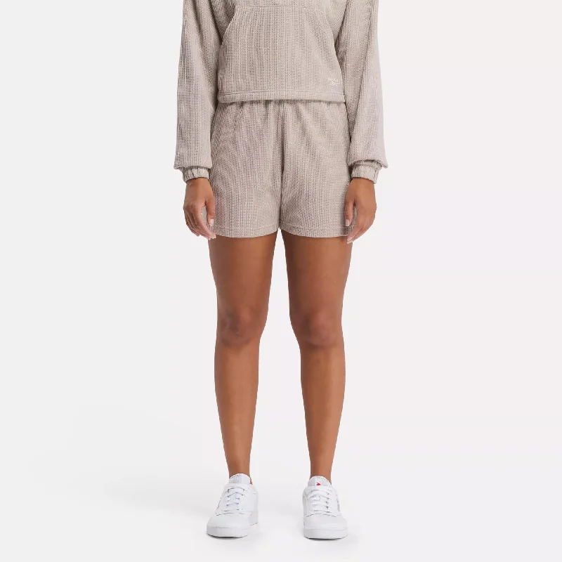 Performance Yoga Shorts with Pockets -Classics Wardrobe Essentials Waffle Shorts