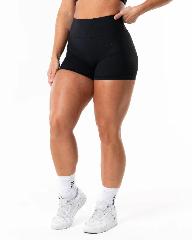 Yoga Shorts for Sculpting -Clean Shorts - Black