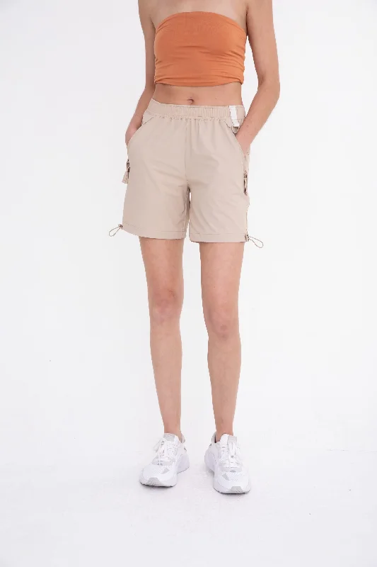 Flattering Yoga Shorts for Women -Clear Skies Hiking Shorts
