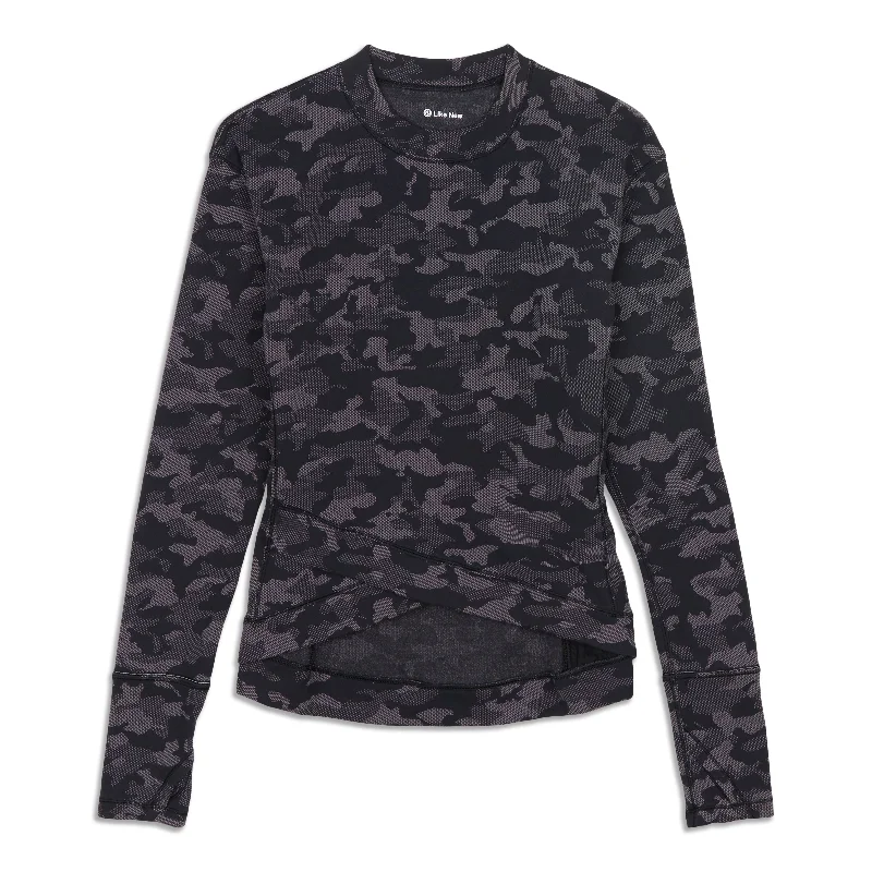 Long Sleeve Yoga Tops for Extra Coverage -Close To Crossing Long Sleeve - Resale