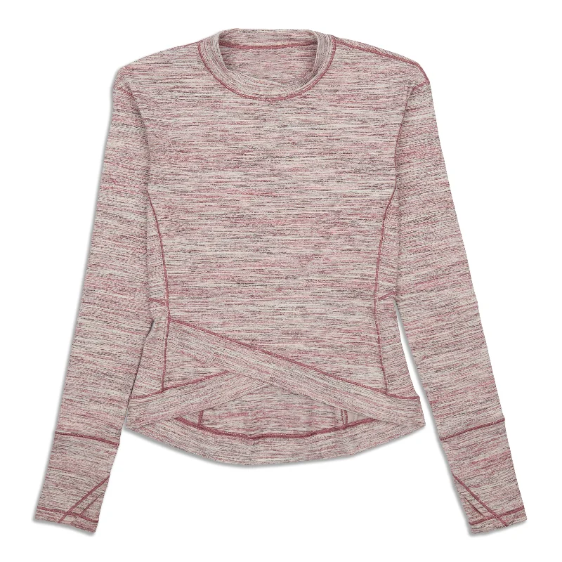 Yoga Tops for Performance and Comfort -Close To Crossing Long Sleeve Shirt - Resale