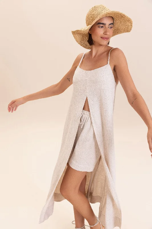 Stylish Yoga Tops for All Activities -Coast Midi Tunic Dress
