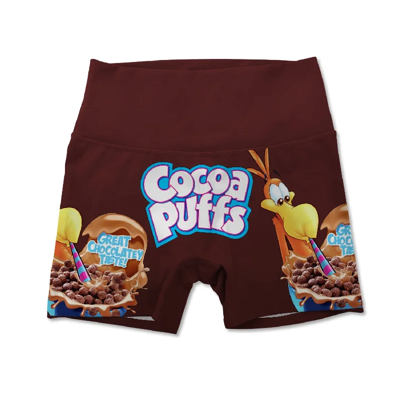 Yoga Shorts for Better Posture -Cocoa Puffs Women's Active Short