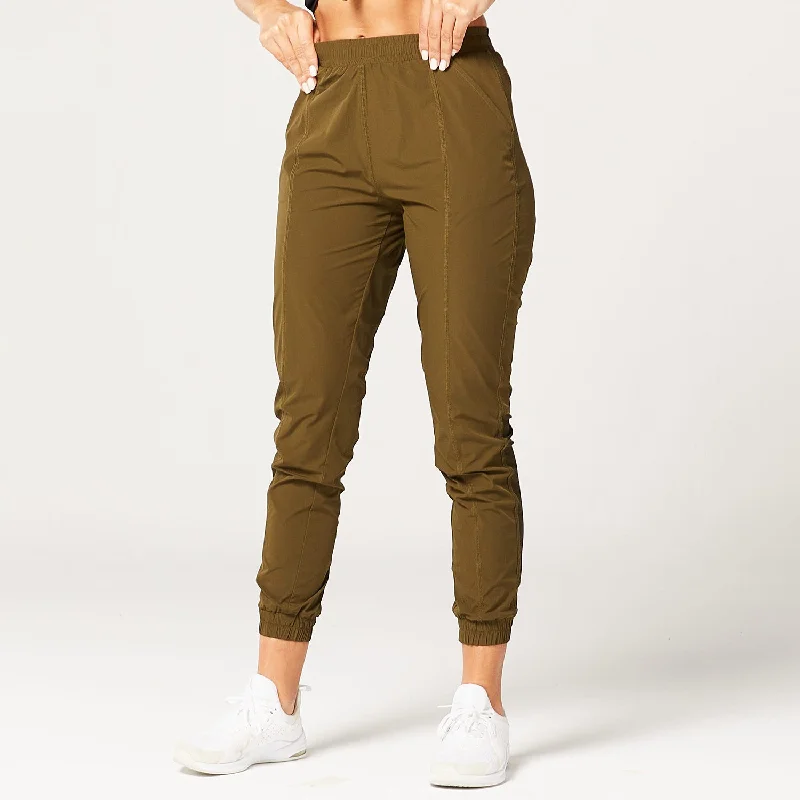 Yoga Pants with Custom Fit -Code Versatile Track Joggers - Khaki