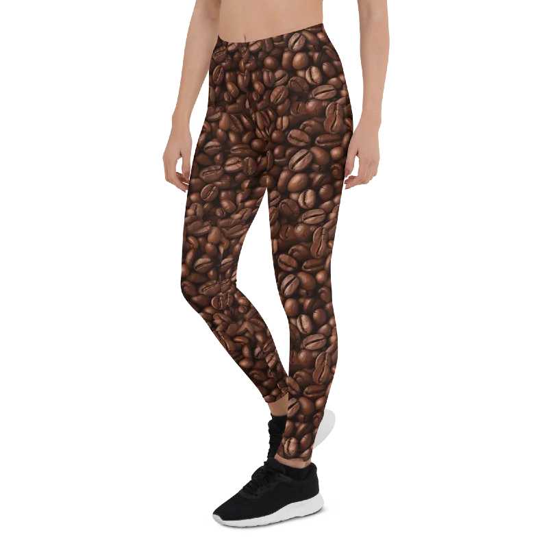 Performance Yoga Pants -Coffee Bean Leggings