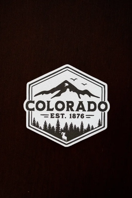 Seamless High-Waisted Yoga Pants -Colorado EST. 1876 Sticker