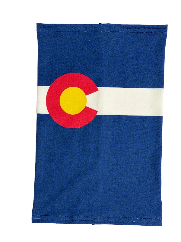 Comfortable Yoga Pants for Daily Wear -Colorado Flag Neck Gaiter *FINAL SALE*