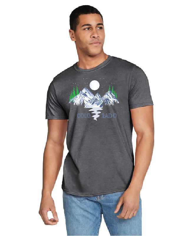 Versatile Yoga Pants -Colorado Summit Stream Shirt (Grey)