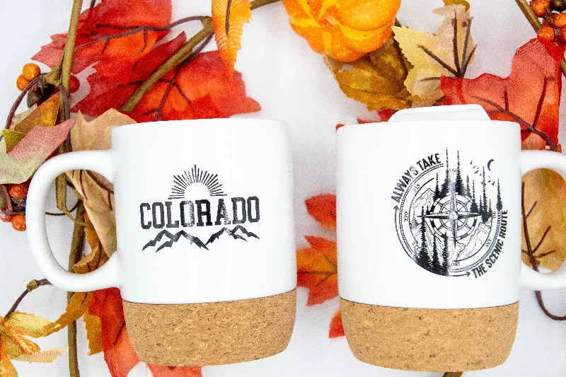Yoga Pants for Strength Building -Colorado Scenic Coffee Mug with Lid 12oz