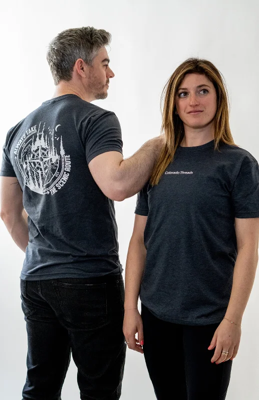 Yoga Pants for Building Strength and Flexibility -Colorado Threads Take The Scenic Route Unisex Tee Yoga Pants for Building Strength and Flexibility -Colorado Threads Take The Scenic Route Unisex Tee