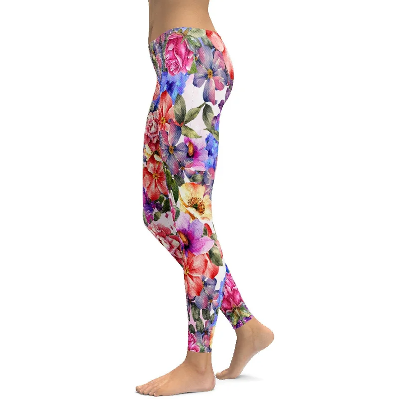 Flexibility Yoga Pants for Every Workout -Colorful Floral Leggings