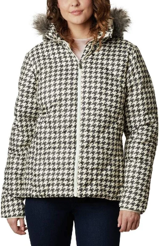 Yoga Shorts for Studio and Gym -Columbia XL0629-192 Womens Chalk Houndstooth ICY Heights Ii Down Jacket XS NTF71 Yoga Shorts for Studio and Gym -Columbia XL0629-192 Womens Chalk Houndstooth ICY Heights Ii Down Jacket XS NTF71