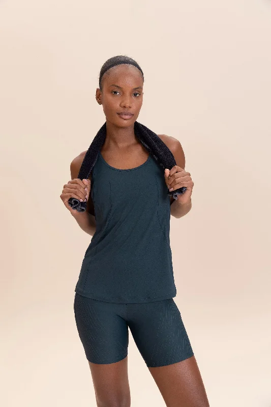 Tight-Fitting Yoga Tops -Comfort Racerback Tank Top