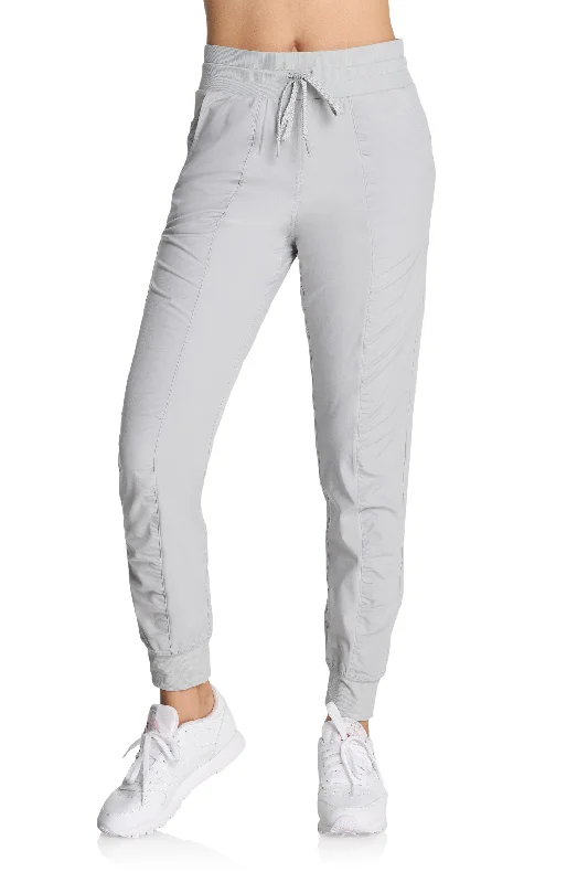 Yoga Pants with Built-in Support -ComfortFlex Ribbed Hem Pants