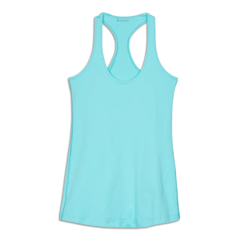 Women's Yoga Tops for Warm Weather Practice -Cool Racerback Tank Top - Resale