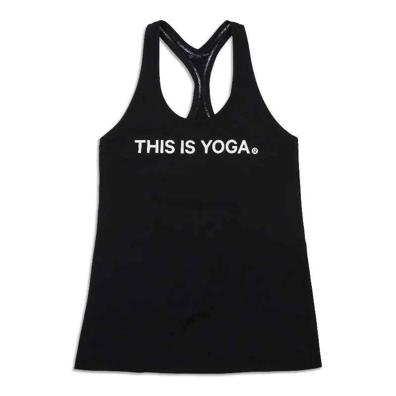 Yoga Tops for Flexibility and Ease -Cool Racerback Tank Top - Resale