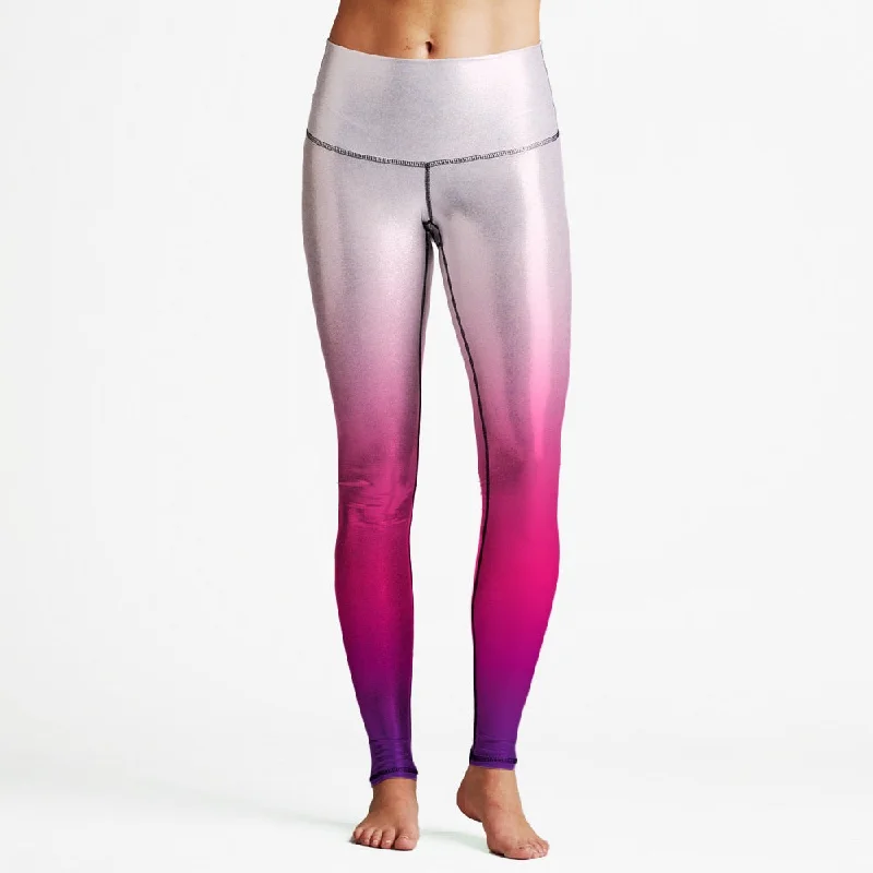 Women's Yoga Pants with Compression -Pink Gradient Foil High Waist Womens Yoga Leggings Women's Yoga Pants with Compression -Pink Gradient Foil High Waist Womens Yoga Leggings