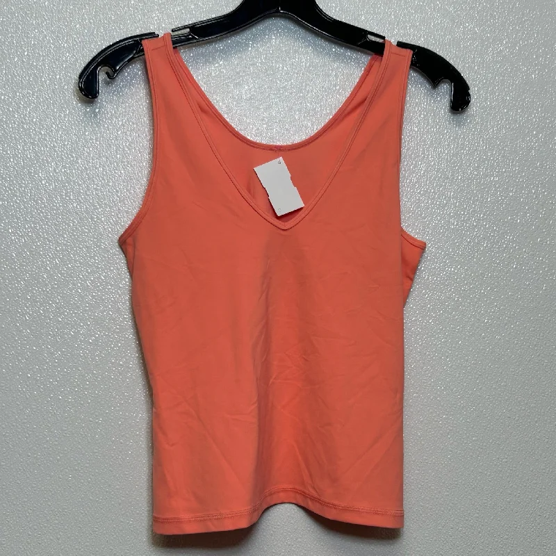 Breathable Yoga Tops for Women -Coral Athletic Tank Top Athleta, Size M