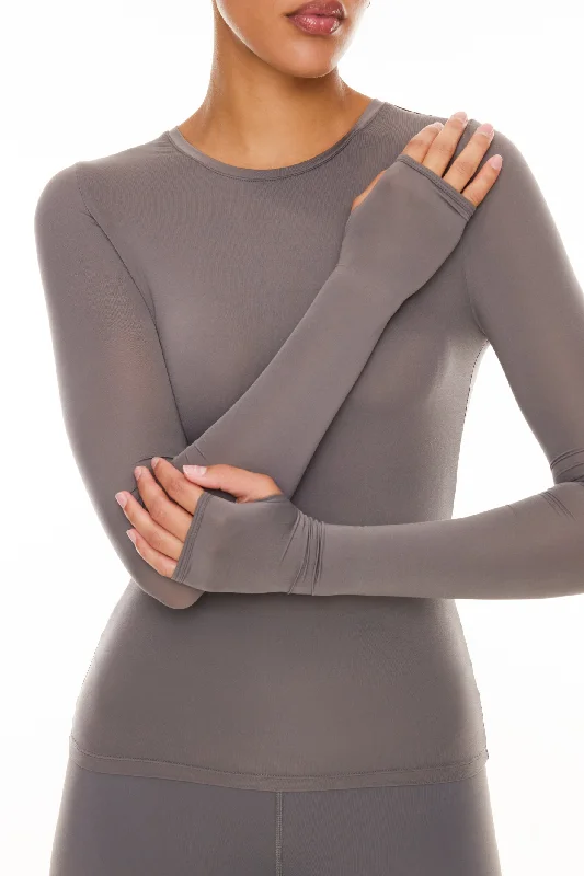 Women's Yoga Tops for Powerful Stretching -Core Performance Slip - Dusk
