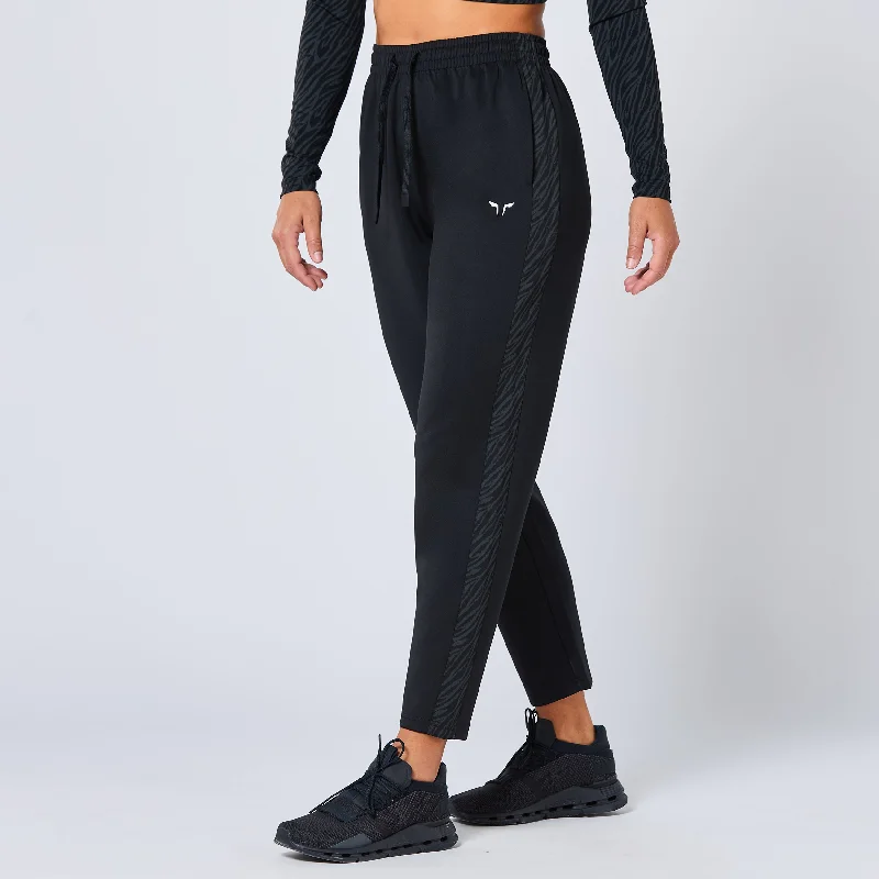 Yoga Pants for Full Flexibility and Comfort -Core Tapered Pants - Black