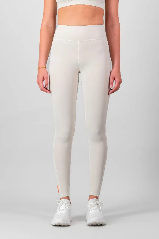 Yoga Pants with a Sculpting Fit -Core Tights - Vanilla