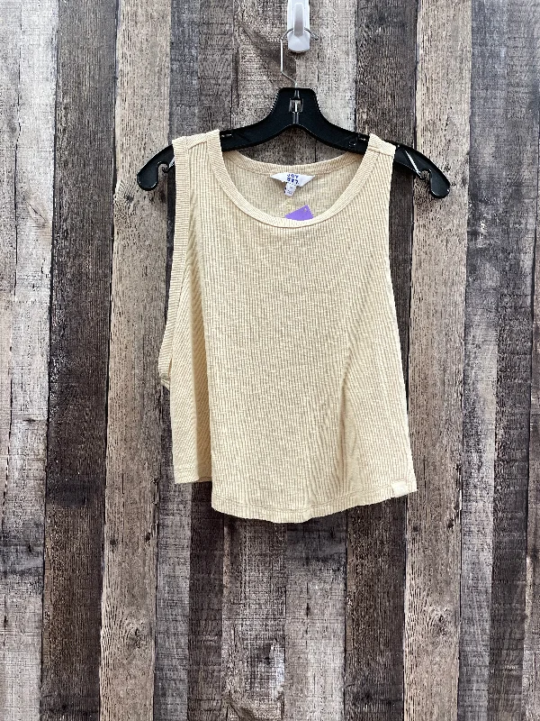 Comfortable Yoga Tops -Cream Athletic Tank Top Joy Lab, Size Xl