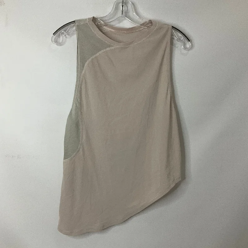 Yoga Tops with Full Support and Comfort -Cream Athletic Tank Top Lululemon, Size 4