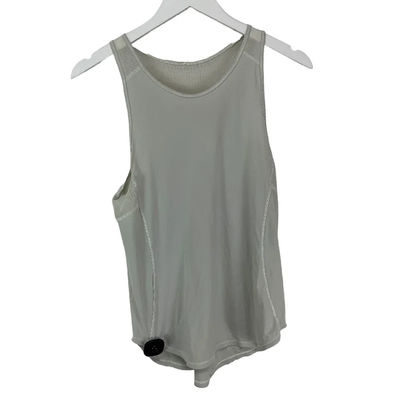 V-Neck Yoga Tops for Comfort -Cream Athletic Tank Top Lululemon, Size 6