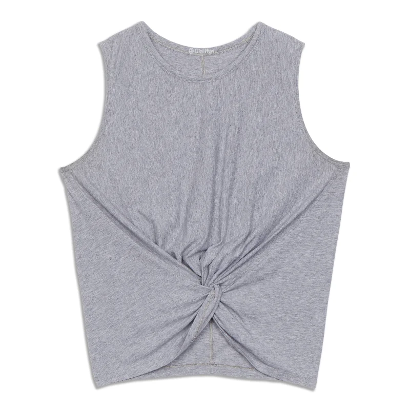 Stylish Yoga Tops for Fitness Enthusiasts -Crescent Tank Top - Resale