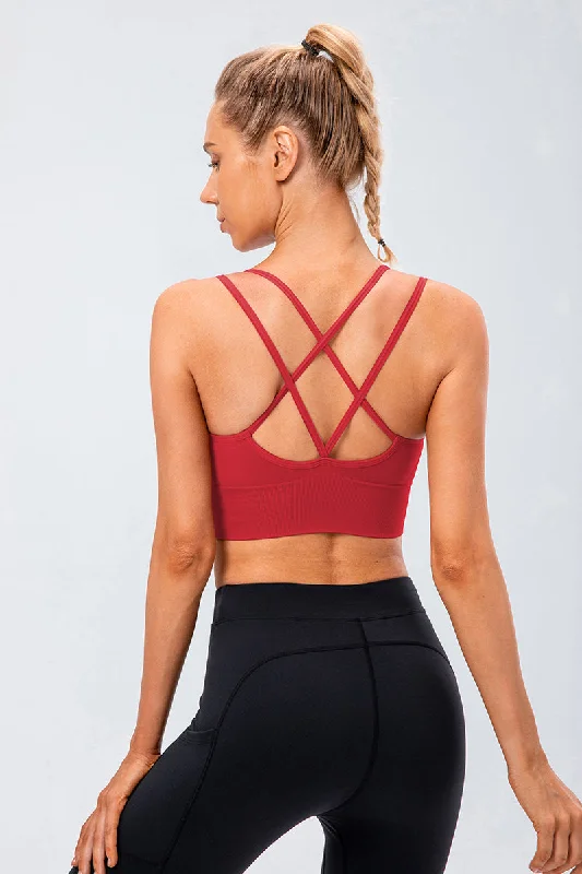 Yoga Bar for Mindful Eating -Crisscross Bra Medium Support