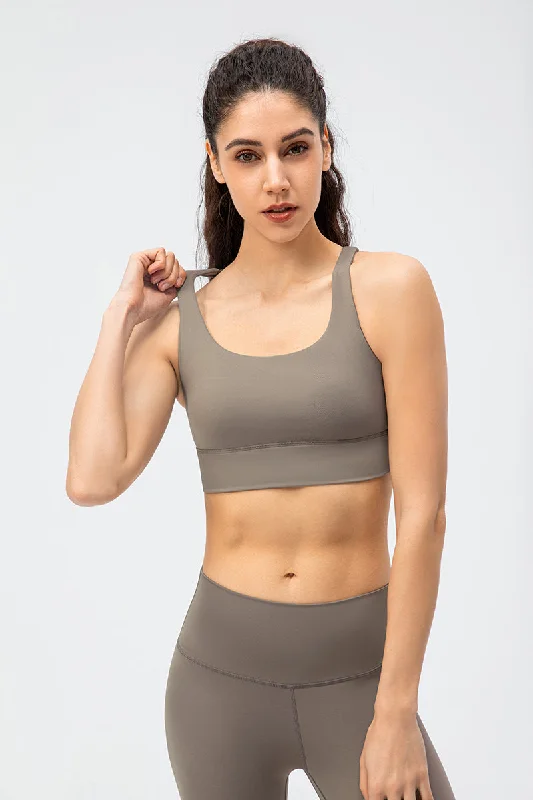 Yoga Bar for Hydration -Strappy Back Sports Bra