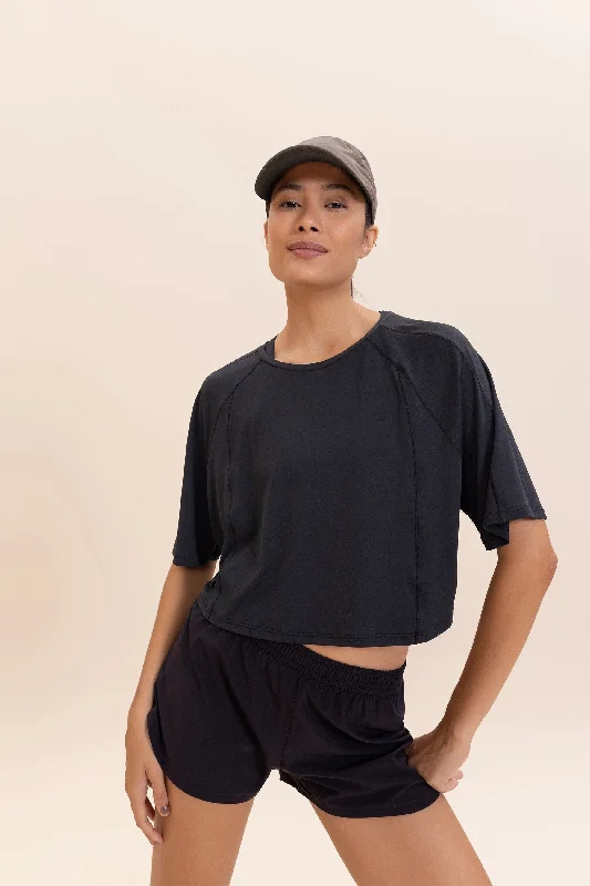 Tank Style Yoga Tops -Crop Bio Stretch T-shirt