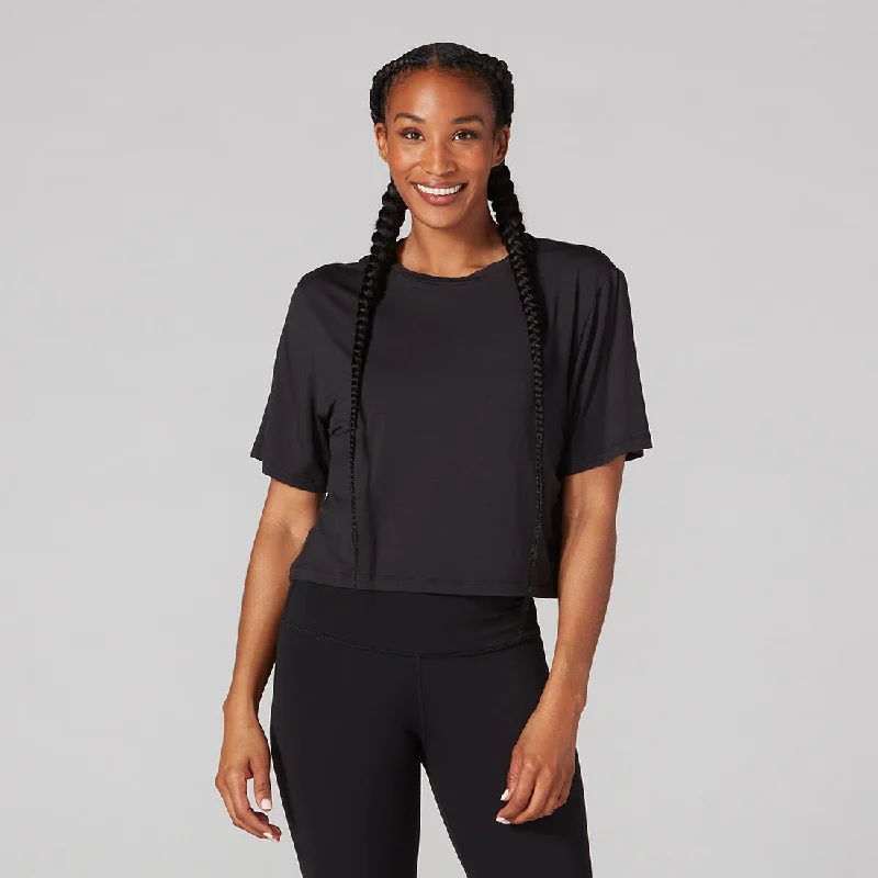Yoga Tops for Yoga and Pilates Workouts -Crop Tee