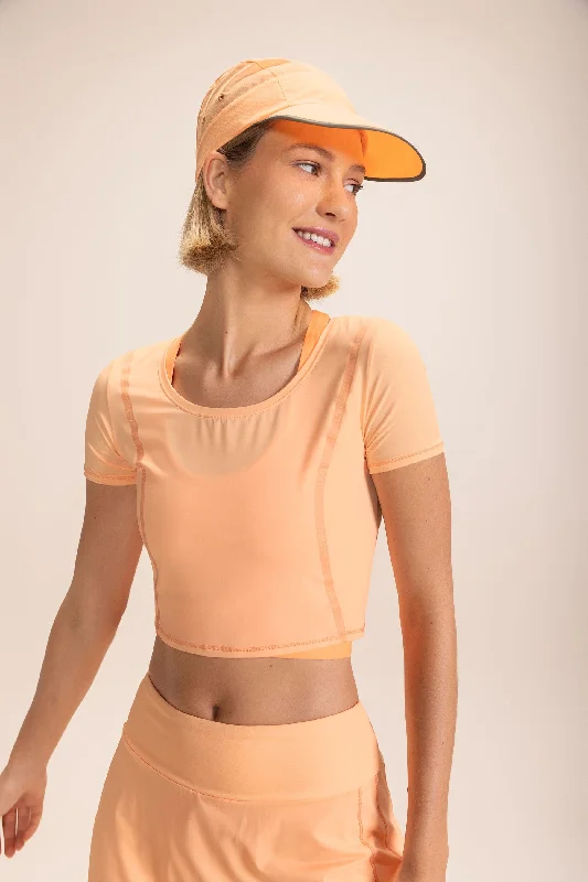 Yoga Tops for Comfort and Style -Crop Wide T-Shirt