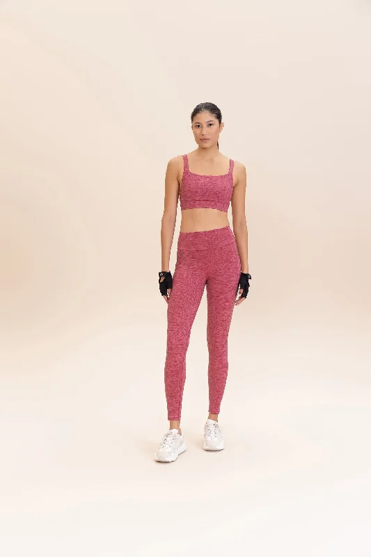 Yoga Bars for Meal Replacement -Cross Melange Sports Bra