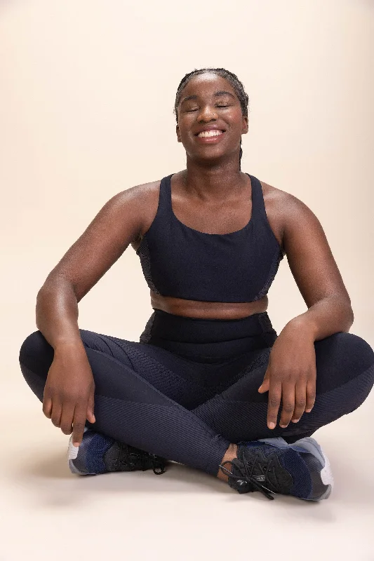 Yoga Bar with Peppermint -Cross Rib Way Sports Bra