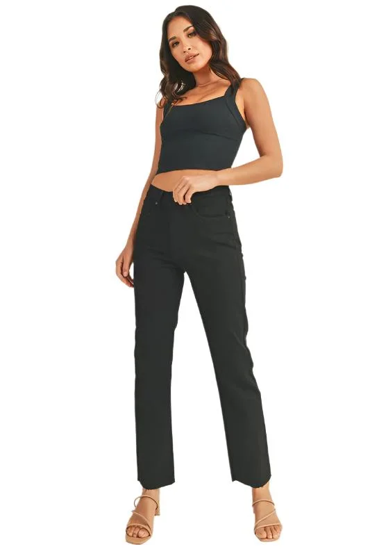 Yoga Shorts for Daily Flexibility -Just Jeans USA CUT OFF STRAIGHT LEG JEANS
