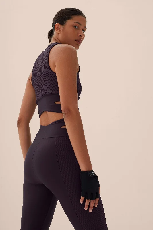 Comfortable Yoga Tops for All-Season Wear -Cut Out Rib Way Cropped Tank
