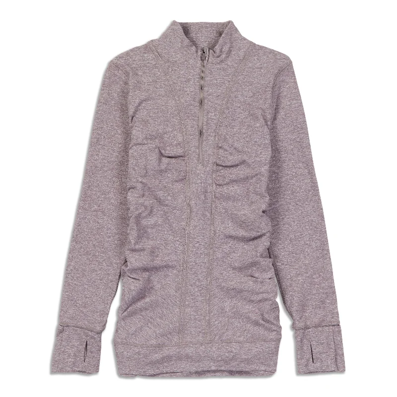 Yoga Tops for All-Day Comfort -Cypress Kiss Zip Long Sleeve Shirt - Resale