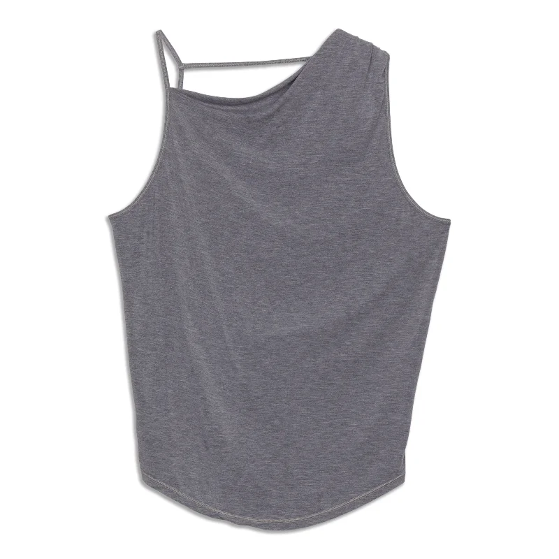 Yoga Tops for Flexibility in Yoga Class -Dare To Drop Tank Top - Resale