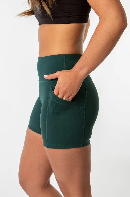 Yoga Shorts for Flexibility and Comfort -Deep Pocket Shorts [Grip]