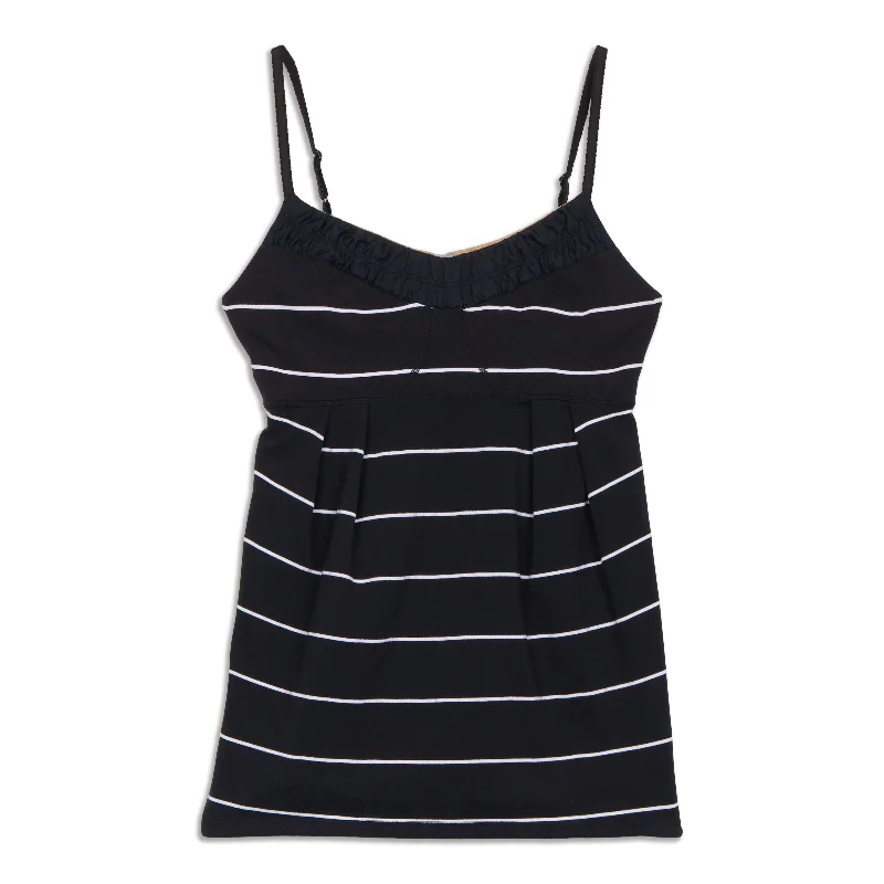 Women's Yoga Tops with Long Sleeves for Coverage -Deep Tank Top - Resale